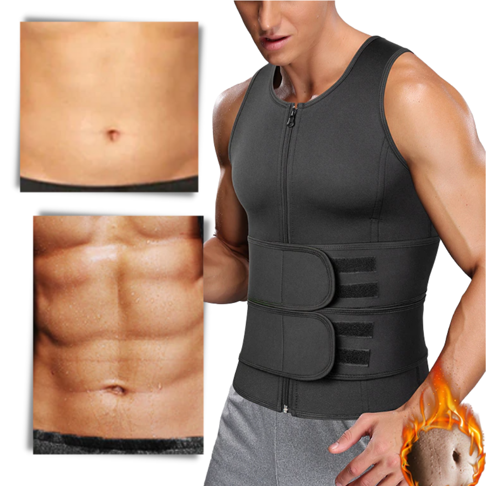 Herren-Sauna-Taillentrainer - Ozerty