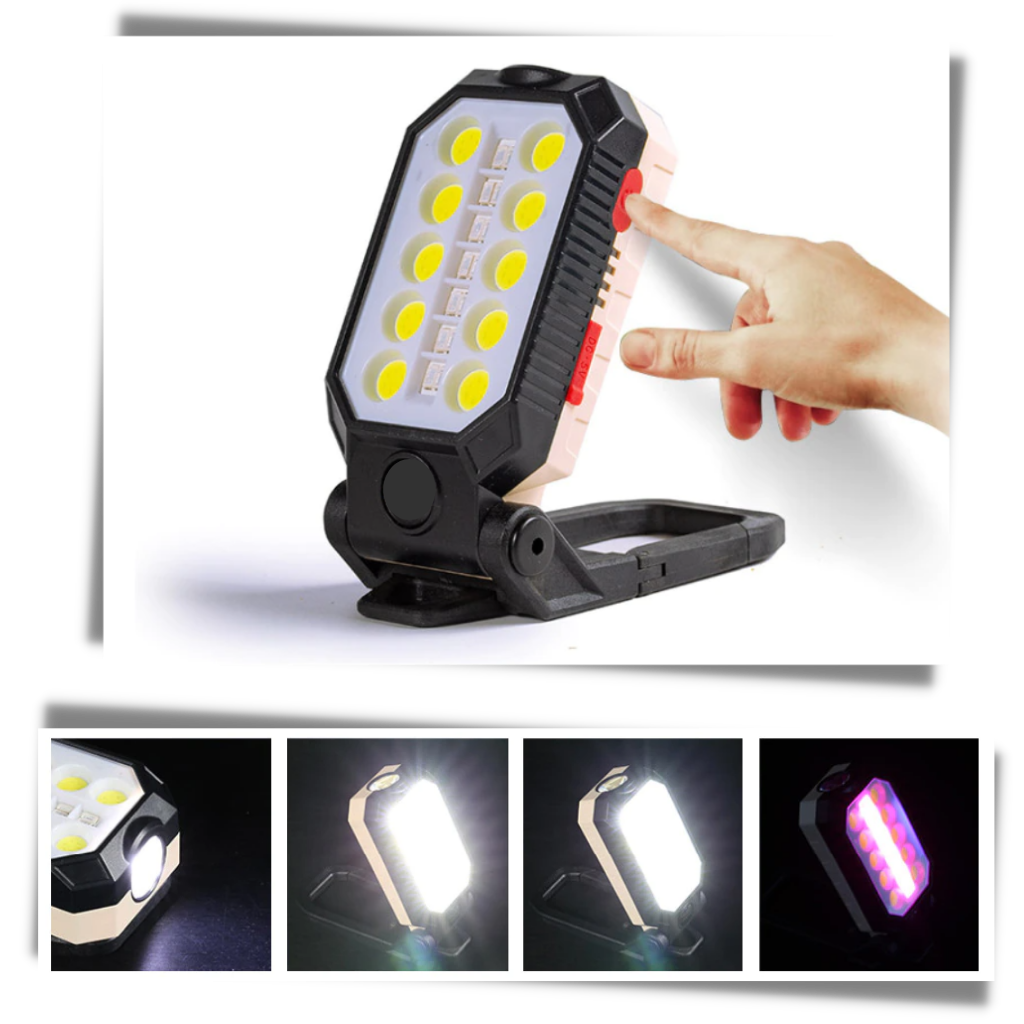 Einstellbare wasserdichte LED-Taschenlampe - Ozerty