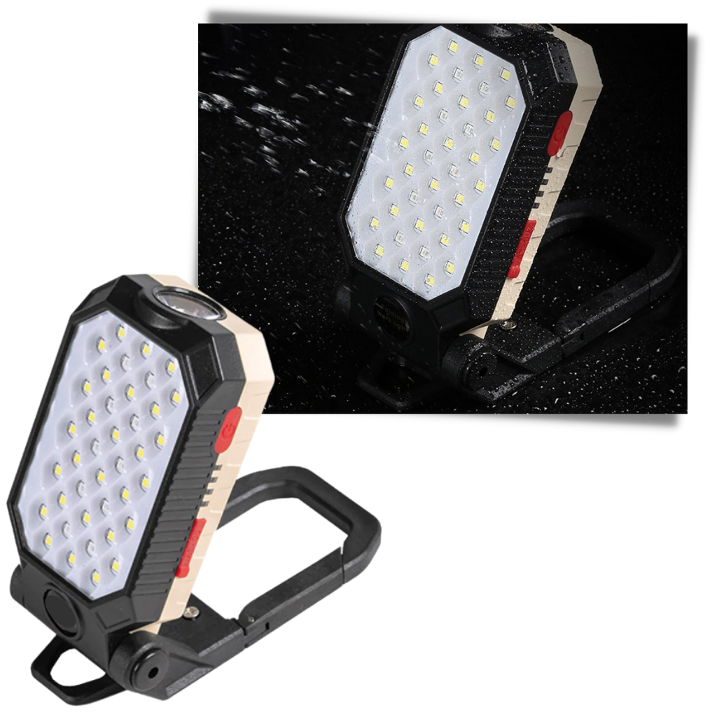 Einstellbare wasserdichte LED-Taschenlampe - Ozerty