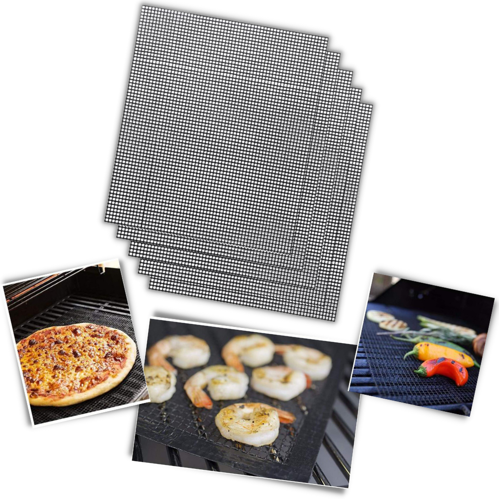 5-teilige Antihaft BBQ-Matte - Ozerty