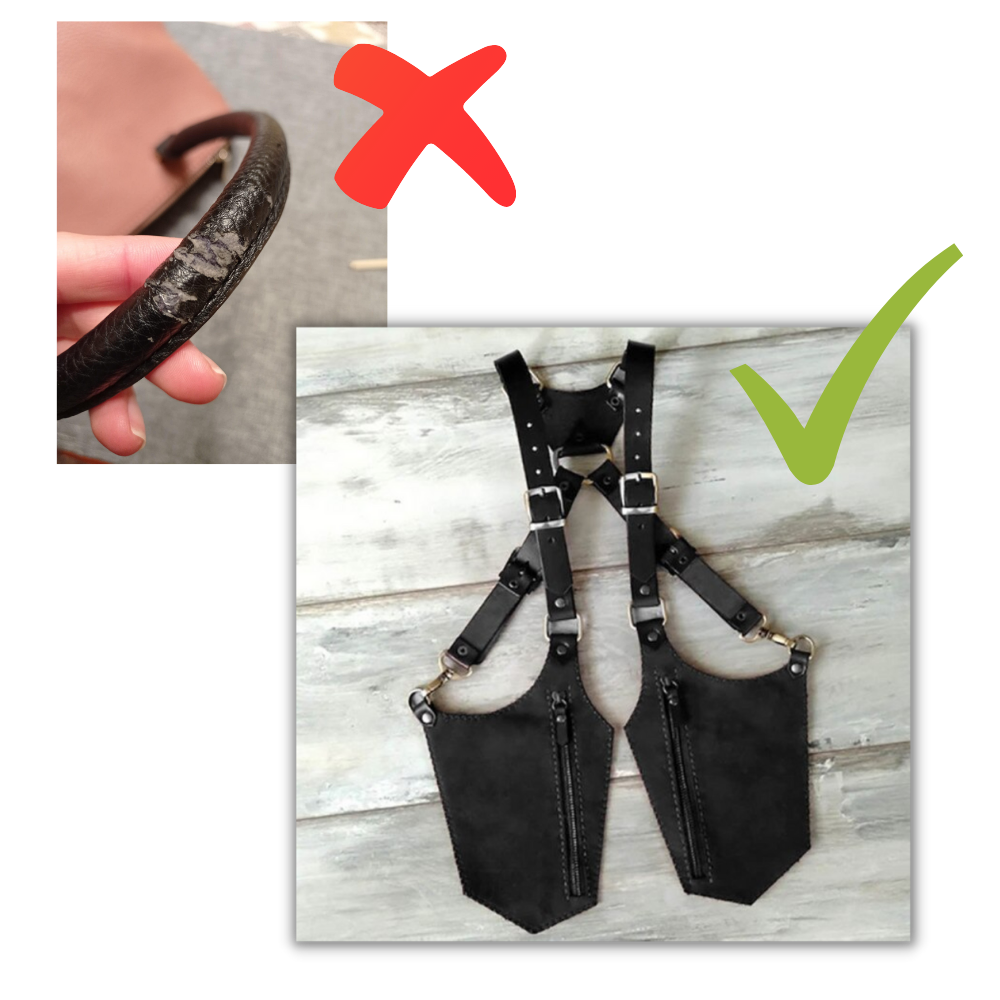 Diebstahlsichere Vintage-Tasche - Ozerty