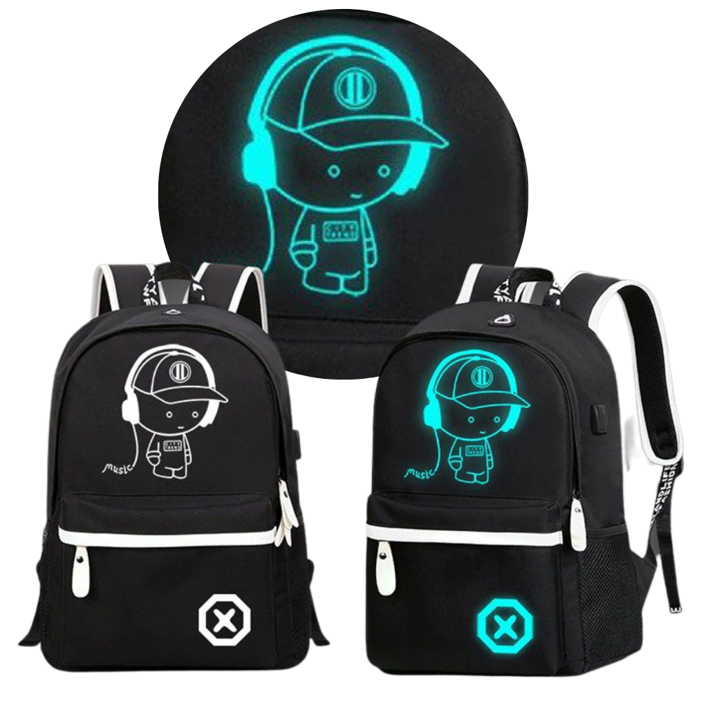 Leuchtender Anime-Laptop-Rucksack - Ozerty