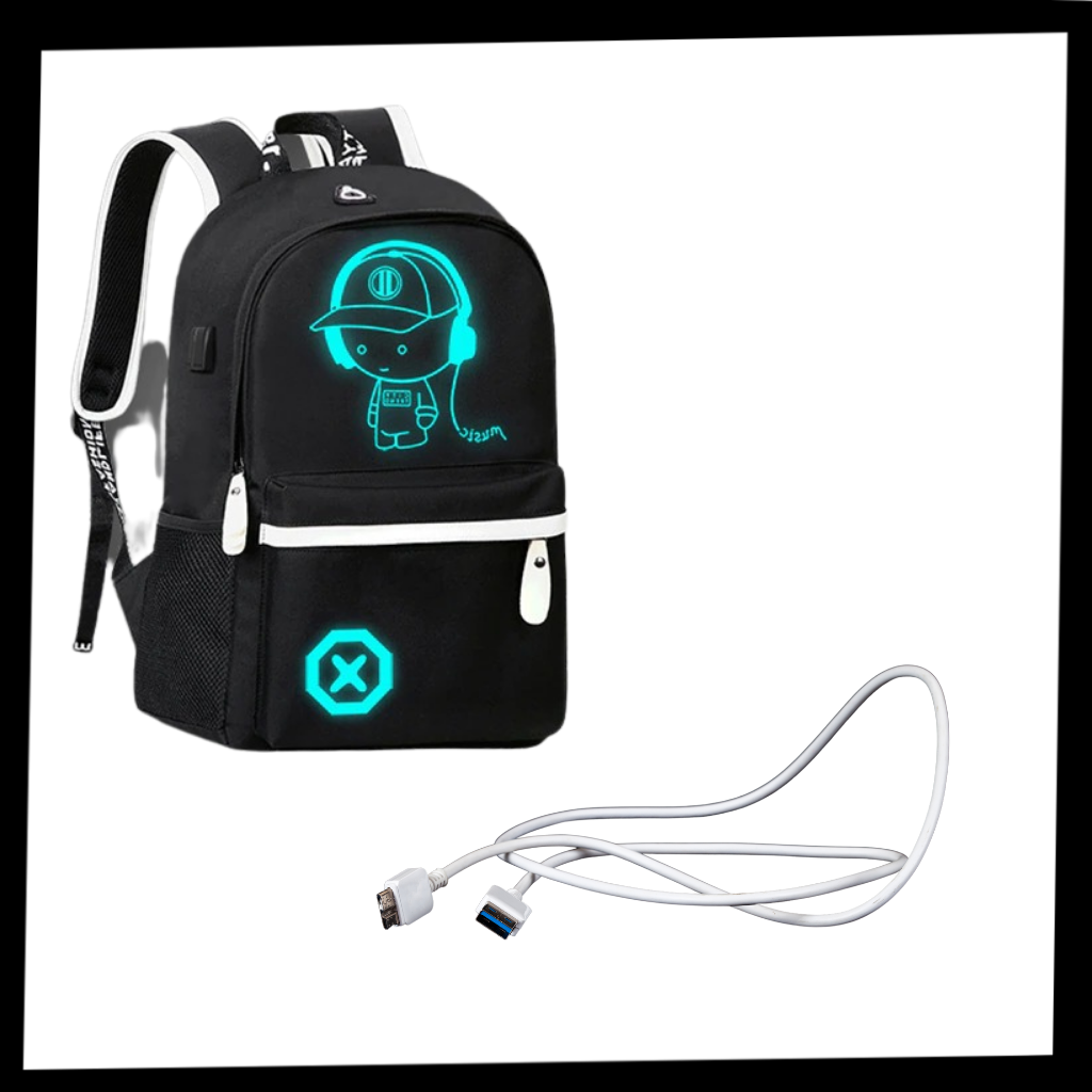 Leuchtender Anime-Laptop-Rucksack - Ozerty