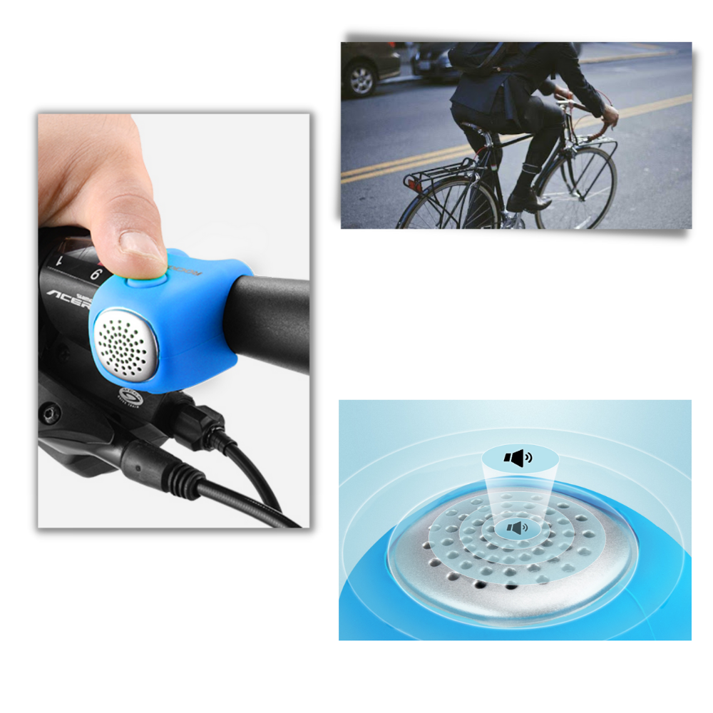 Wasserdichte Fahrradhupe aus Silikon - Ozerty