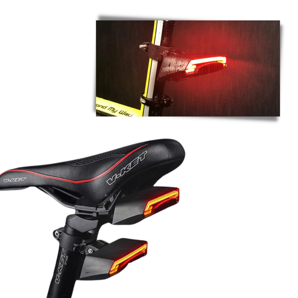 Fahrrad-Sicherheitsrücklicht mit Blinkern - Ozerty