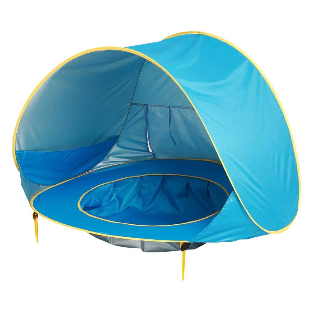 Tragbares Baby-Strand-Zelt mit Mini-Pool - Ozerty