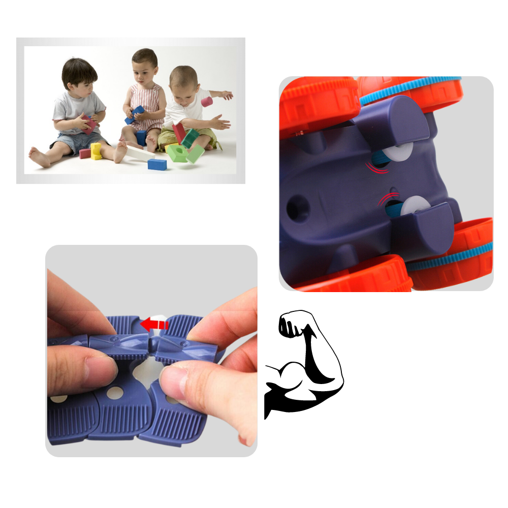 Flexibles Schienenfahrzeug Spielzeug für Kinder - Ozerty