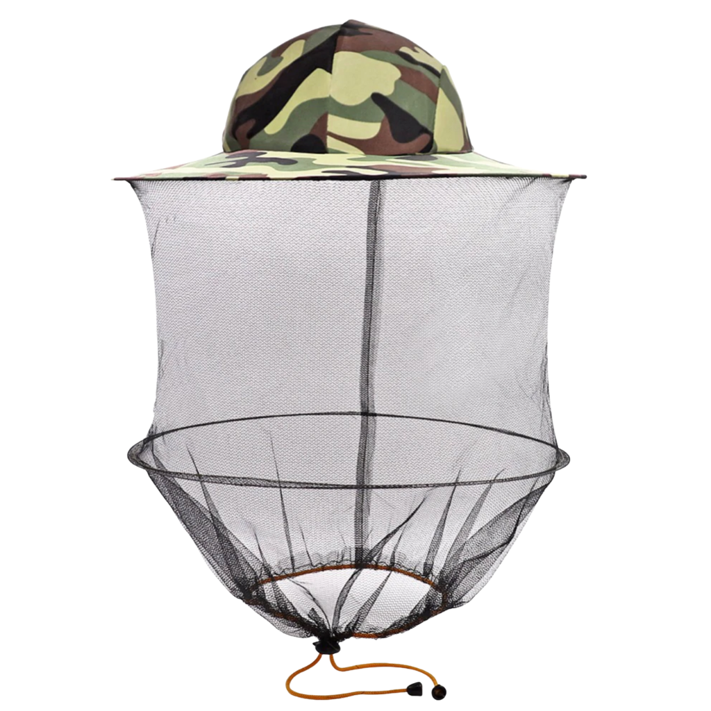 Camouflage Imkerhut mit Nylon-Netzschleier - Ozerty