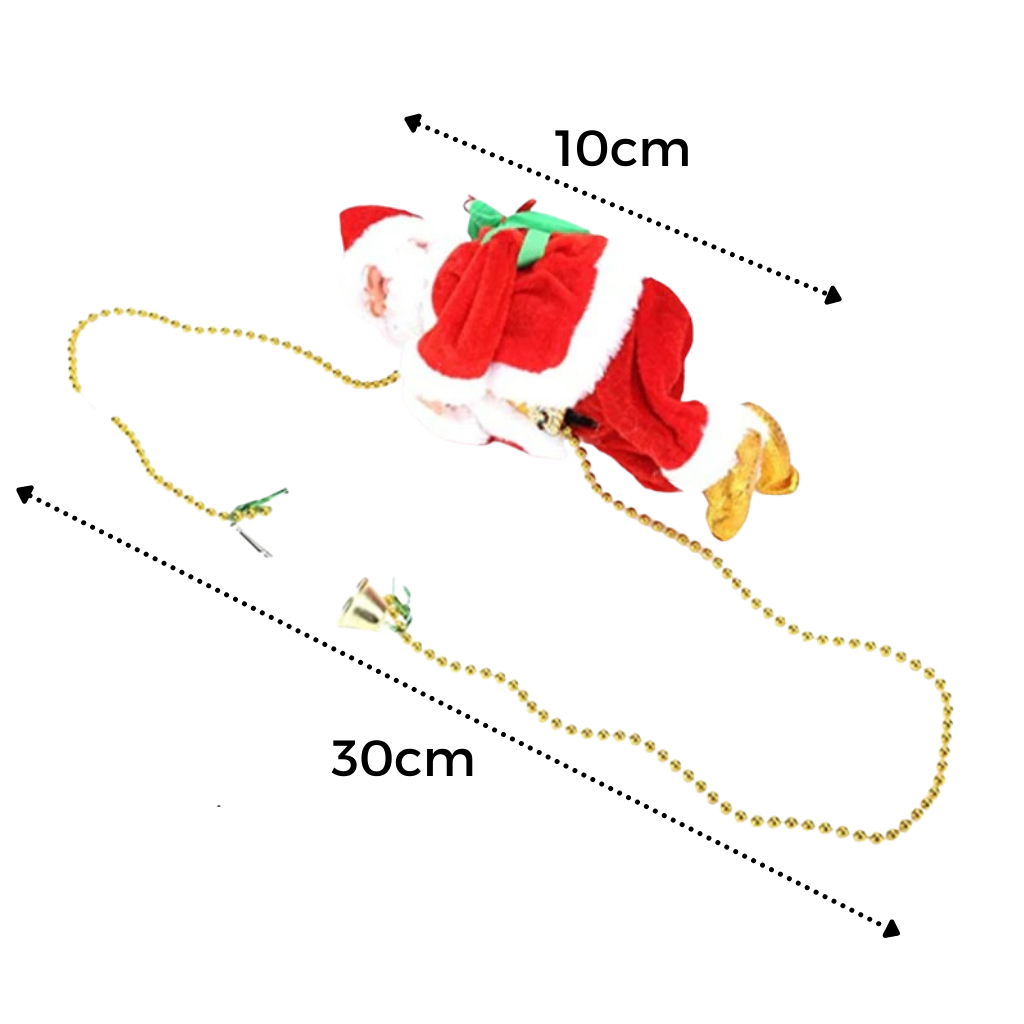 Elektrisch kletternder Weihnachtsmann Dekoration  - Ozerty