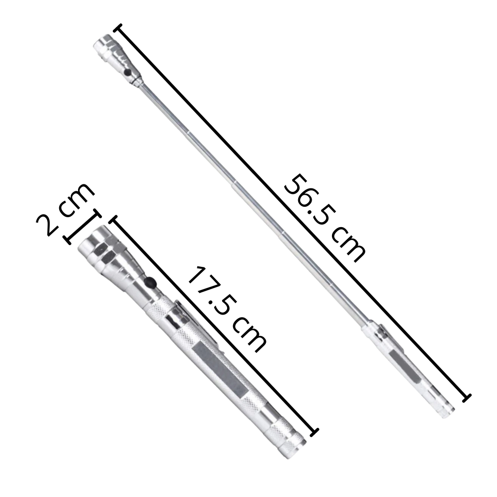 Magnetische Teleskop-LED-Taschenlampe - Ozerty