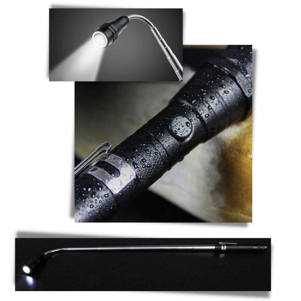 Magnetische Teleskop-LED-Taschenlampe - Ozerty
