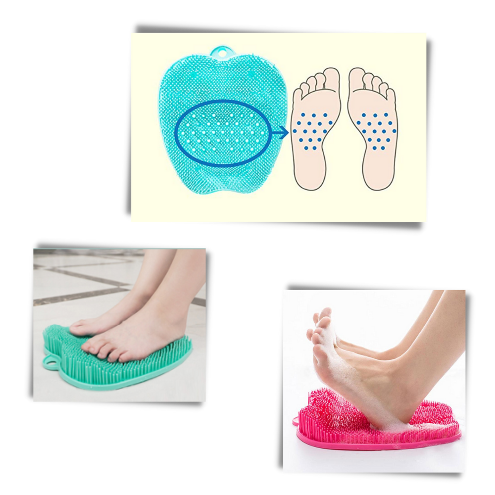 Dusche Fußmassagegerät Scrubber & Reinigungsmatte  - Ozerty