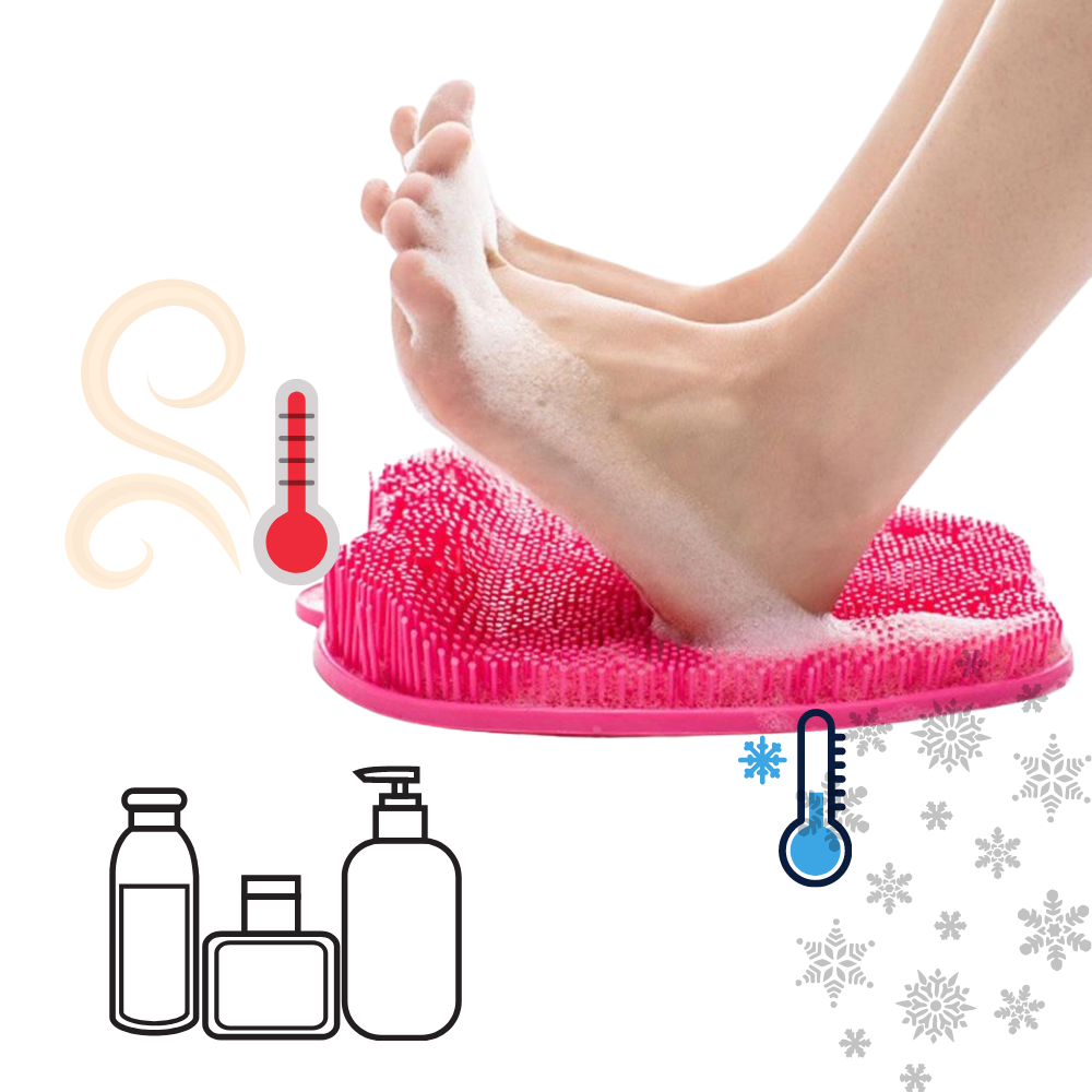 Dusche Fußmassagegerät Scrubber & Reinigungsmatte  - Ozerty