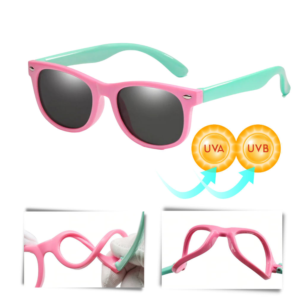 Flexible polarisierte Kindersonnenbrille - Ozerty