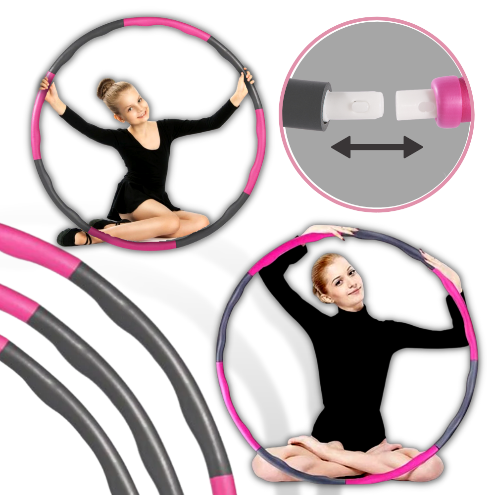 Gepolsterter Fitness-Hula-Hoop-Reifen Verstellbar  - Ozerty