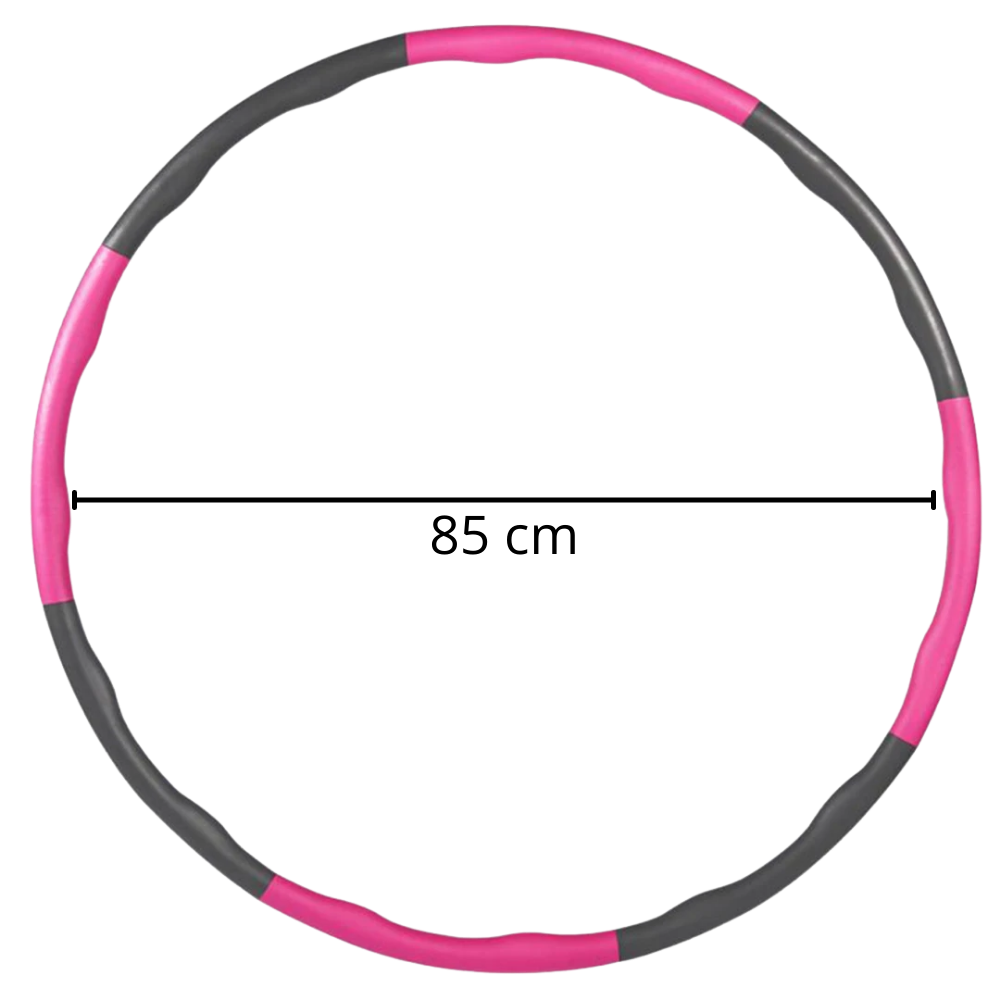 Gepolsterter Fitness-Hula-Hoop-Reifen Verstellbar  - Ozerty