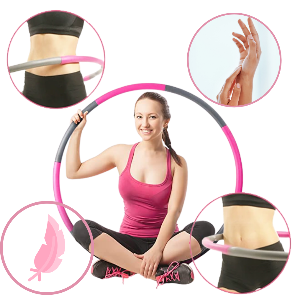 Gepolsterter Fitness-Hula-Hoop-Reifen Verstellbar  - Ozerty