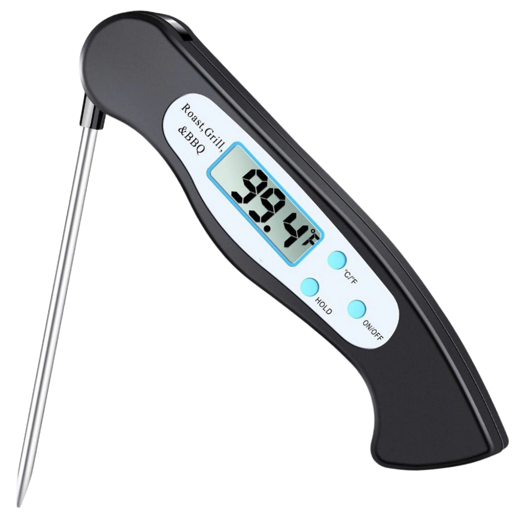 Zusammenklappbares digitales Lebensmittelthermometer mit Sofortanzeige - Ozerty