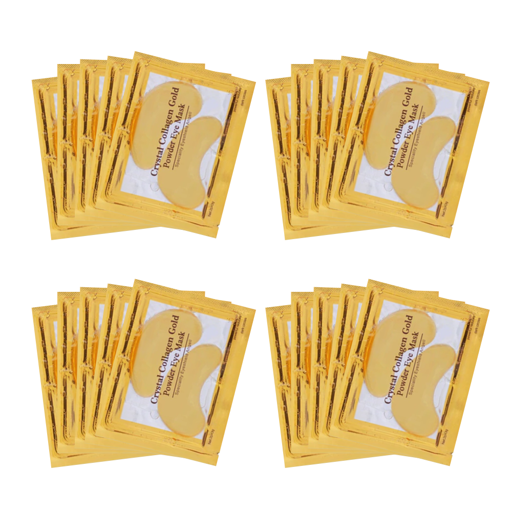 24K Gold Kollagen Augenmaske (20 Paar) - Ozerty