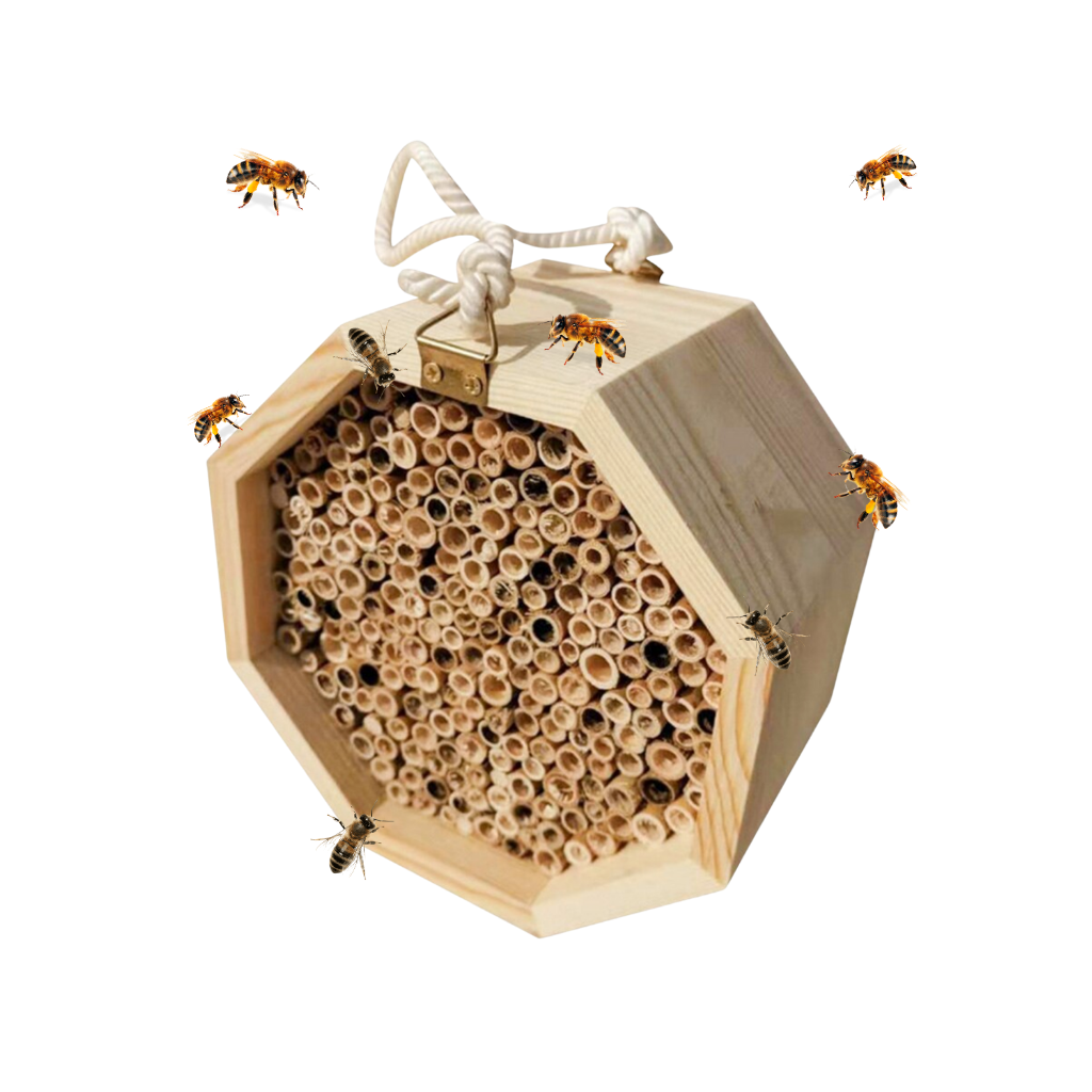 Sechseckiges Holz-Bienenhaus - Ozerty