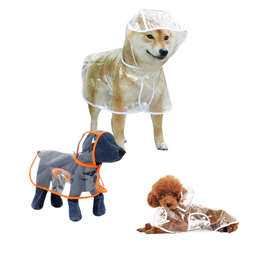 Kapuzenregenmantel für Hunde - Ozerty