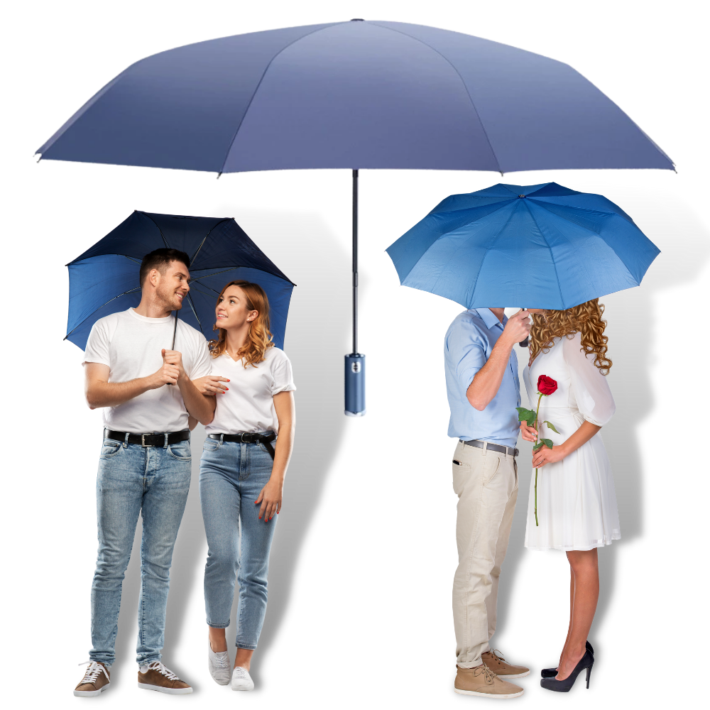 Winddichter LED Sonnen- und Regenschirm - Odeut