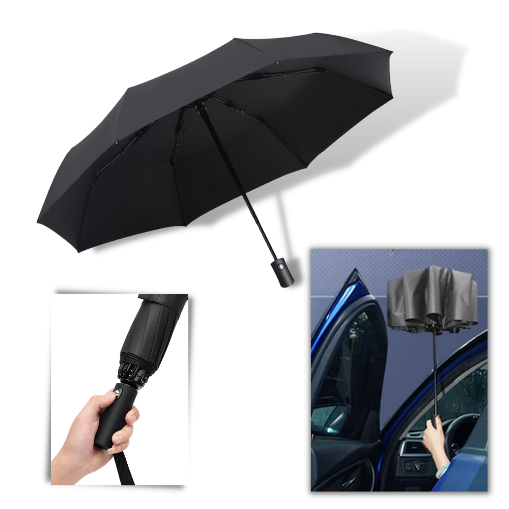 Winddichter LED Sonnen- und Regenschirm - Ozerty