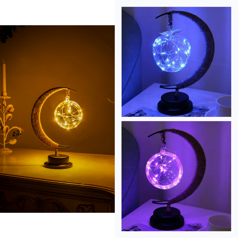 Verzauberte Mond-LED-Lampe - Ozerty