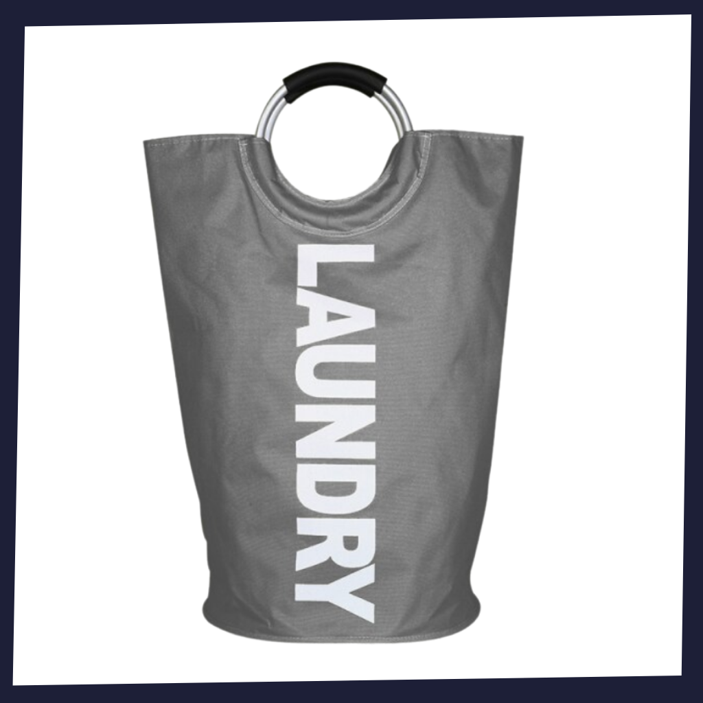 Faltbare Wäschekorb-Tasche mit Griffen - Ozerty