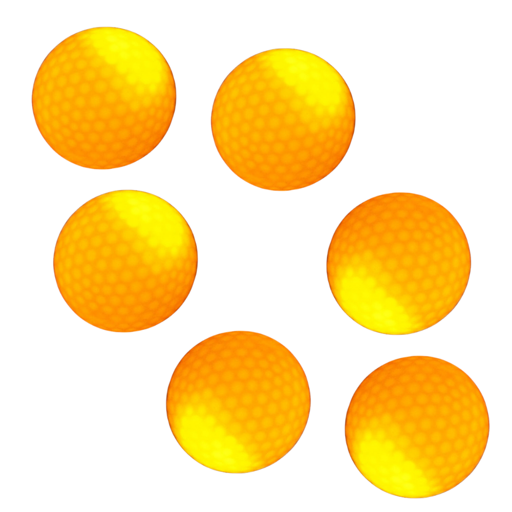 6er-Pack LED-Leuchtgolfbälle - Ozerty