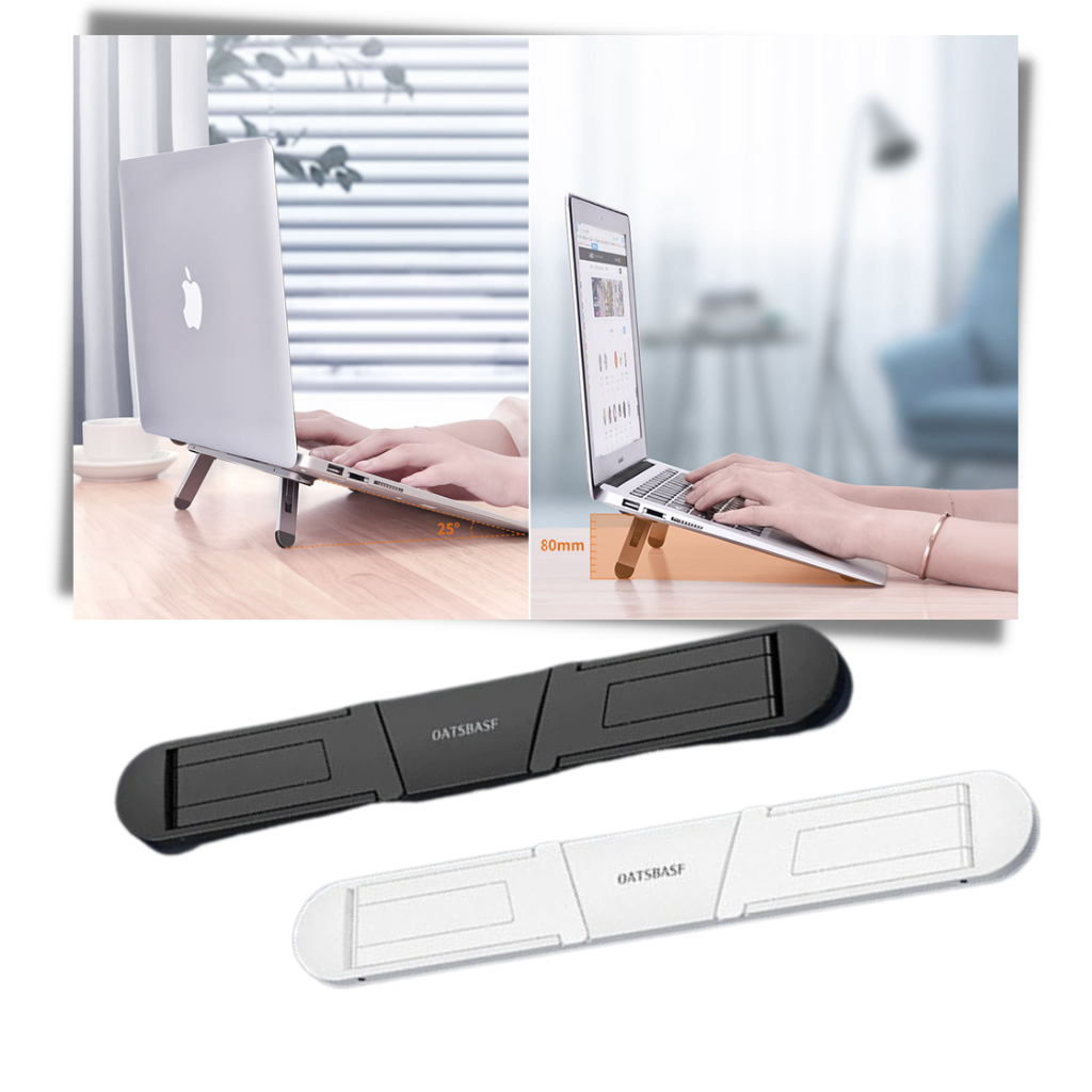 Leichter, unsichtbarer Laptop-Halter aus Aluminium - Ozerty