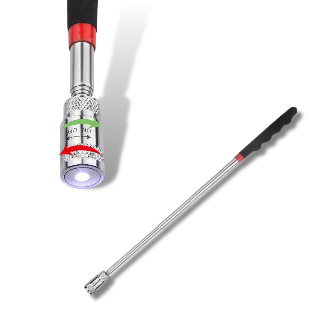 Einziehbares magnetisches Aufnahmewerkzeug mit LED - Ozerty