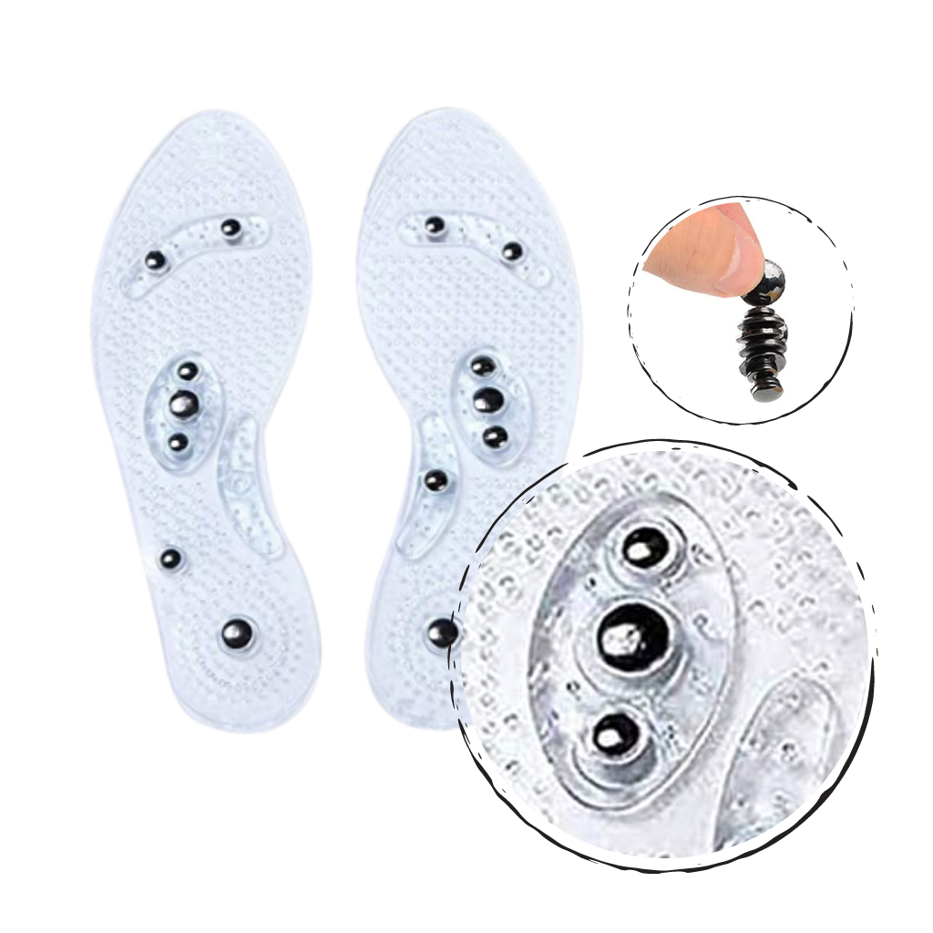 Magnetische Fußmassage-Einlagen - Ozerty