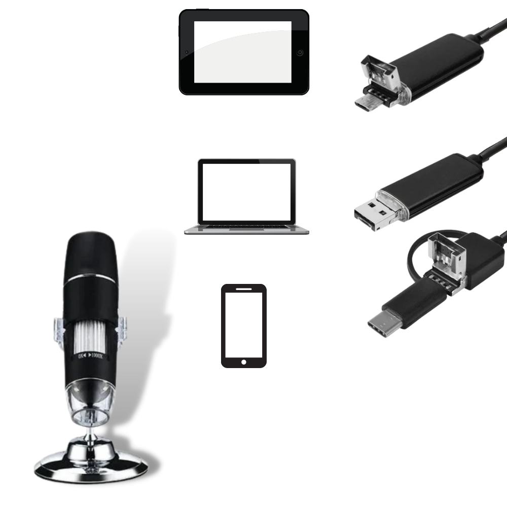 USB-Digitalmikroskop mit LED - Ozerty