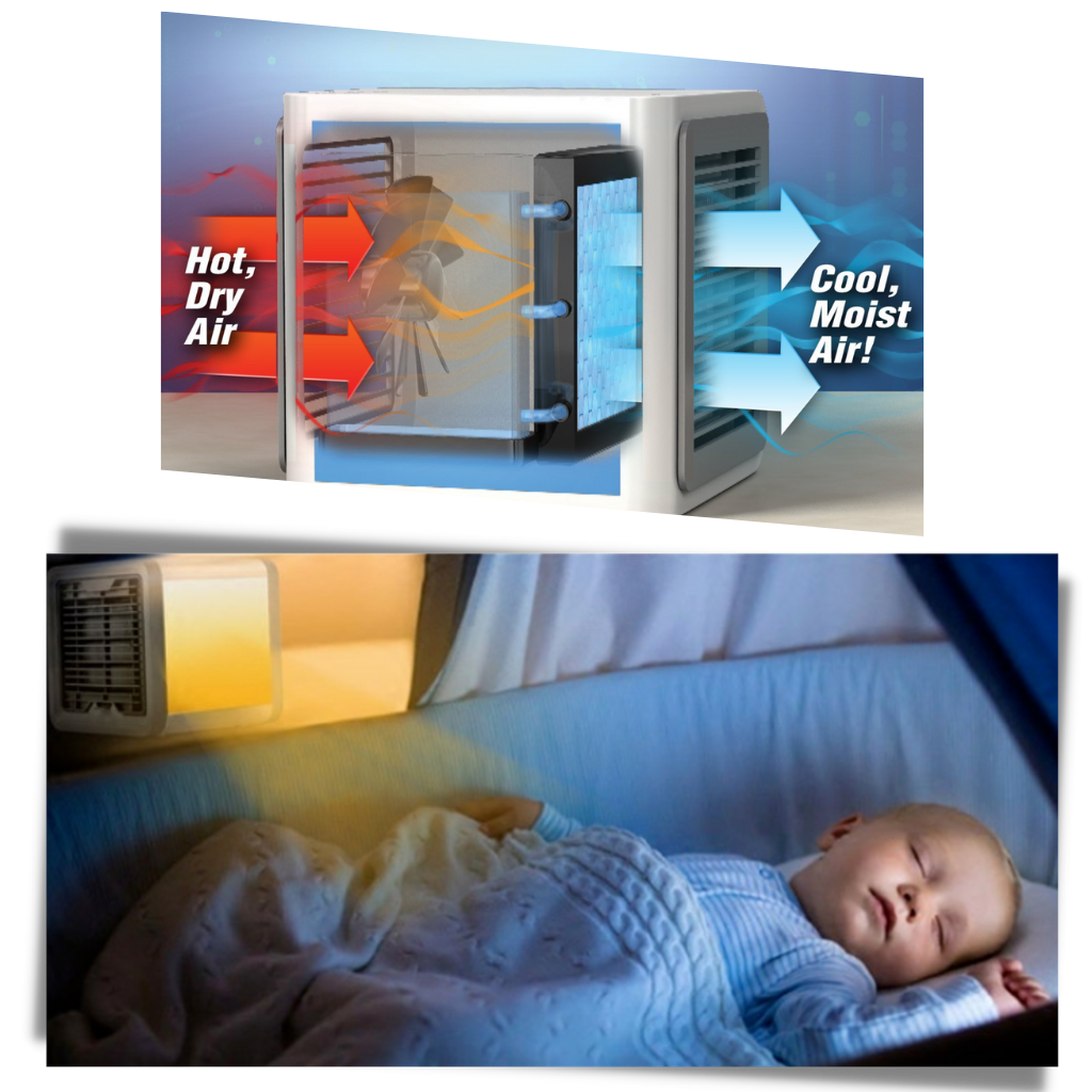 Mini-Klimaanlage USB - Ozerty