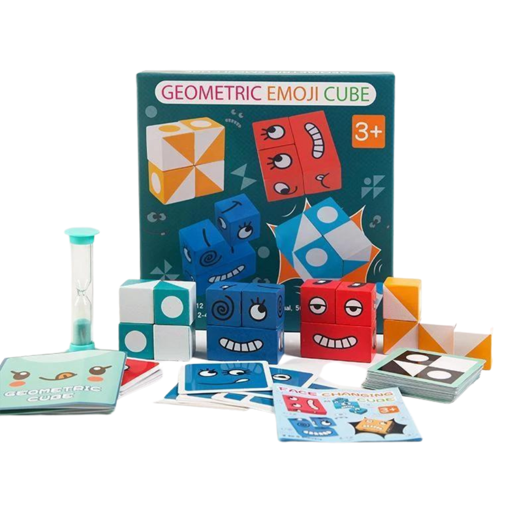 Montessori Zauberwürfel Emoji Spiel - Ozerty