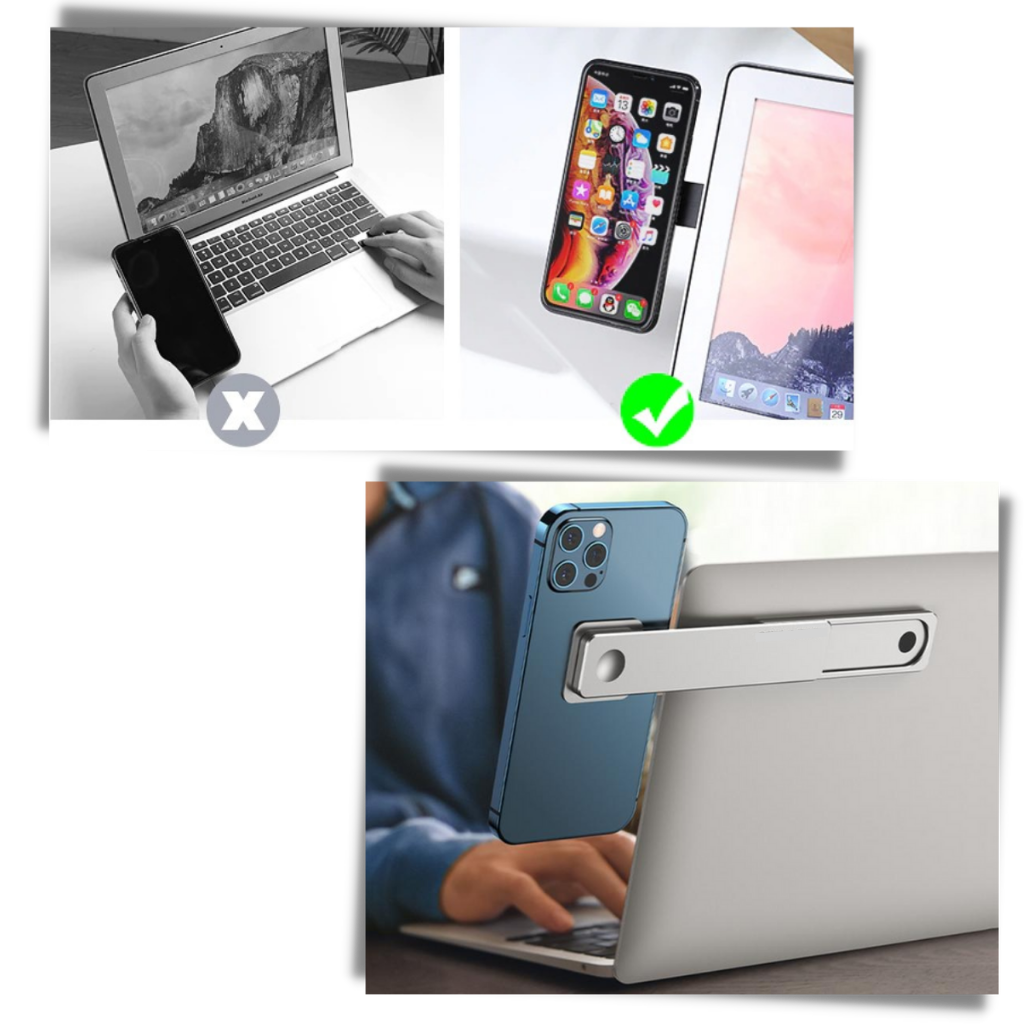 Verstellbarer Laptop-Telefonhalter für mehrere Zwecke - Ozerty