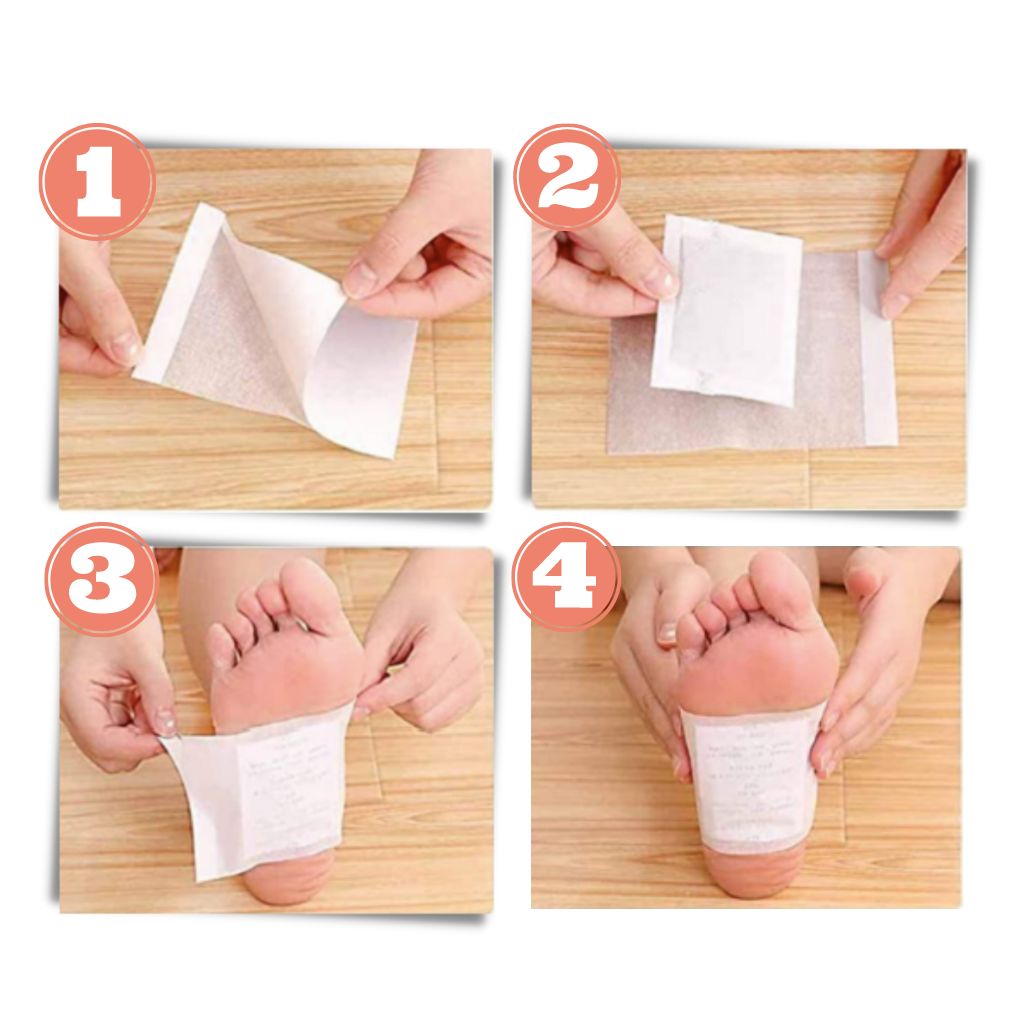 Natürliche Detox-Fußpads - Ozerty