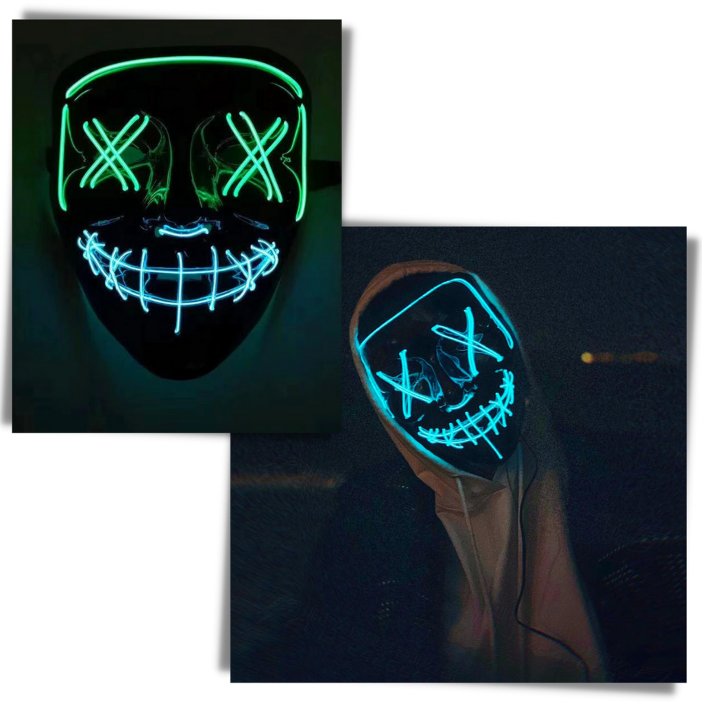 Neon LED Maske - Ozerty