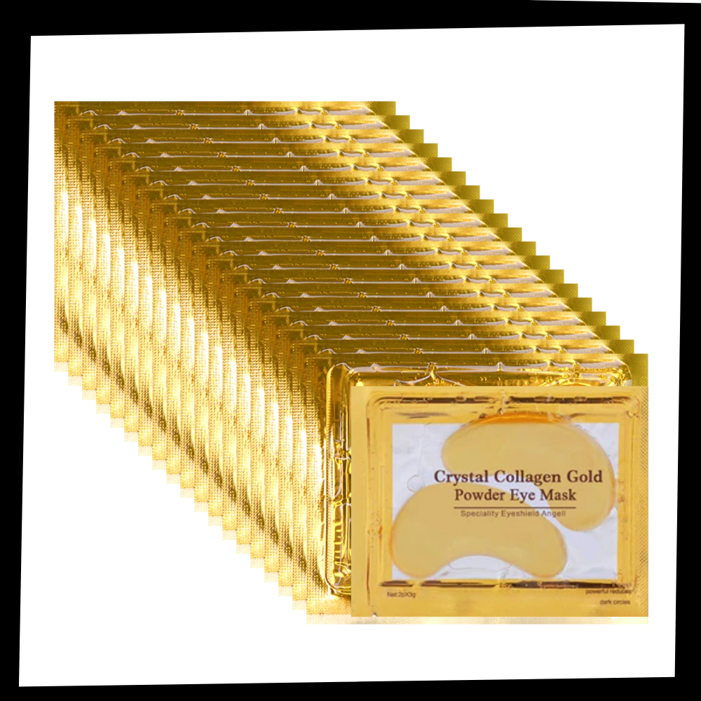 24K Gold Kollagen Augenmaske (20 Paar) - Ozerty