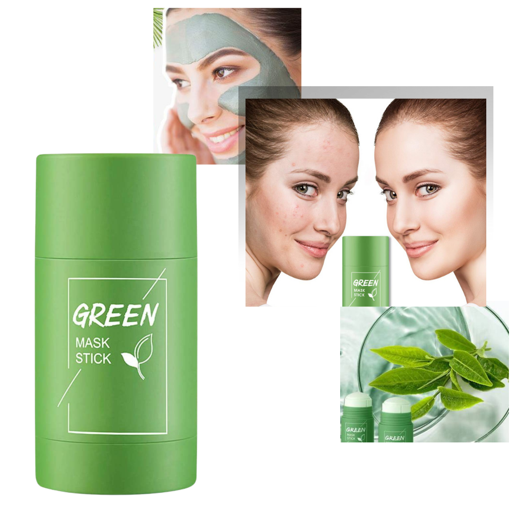 Porenlose Tiefenreinigung entfernen Mitesser grüner Tee Maske - Ozerty