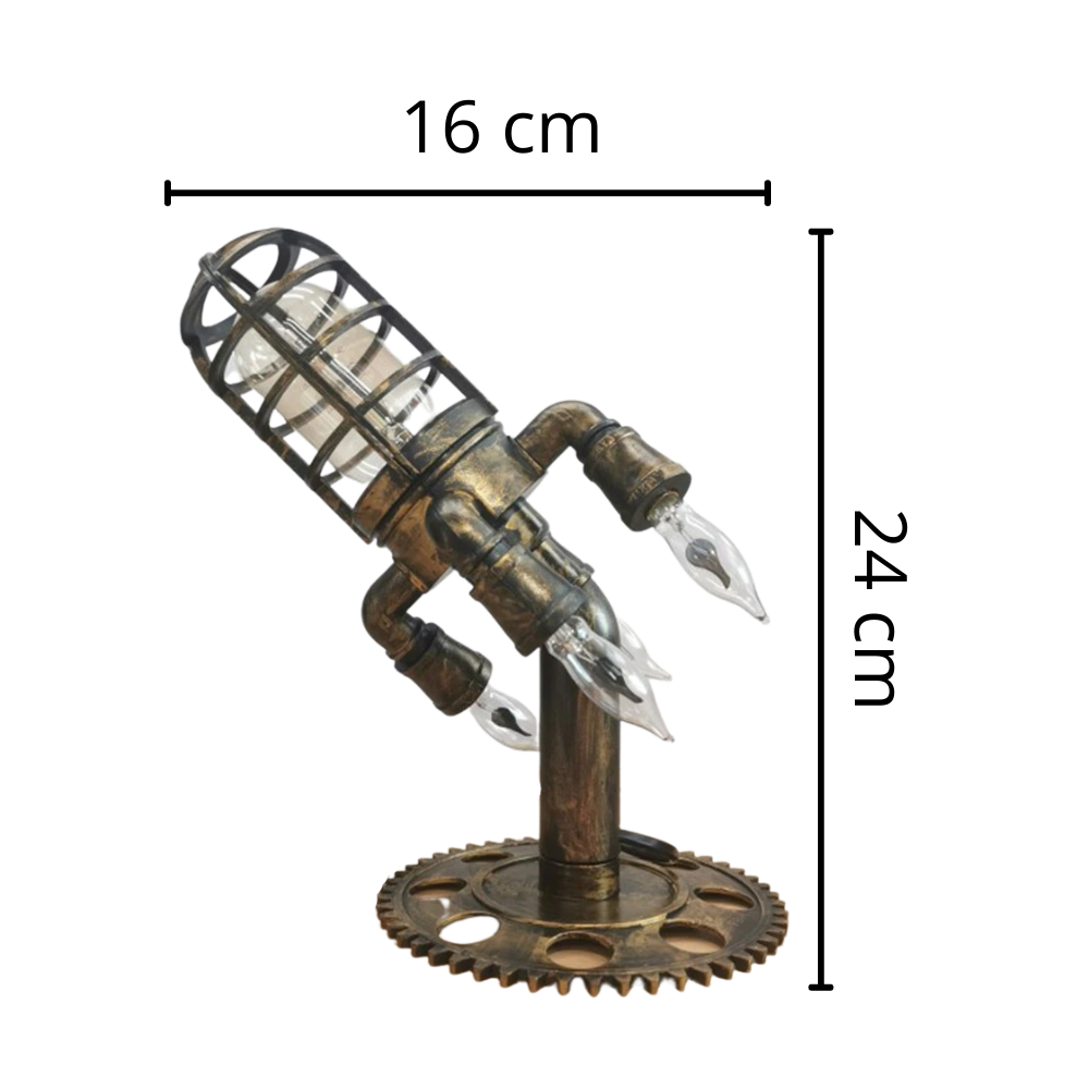 Raketenförmige LED-Lampe - Ozerty