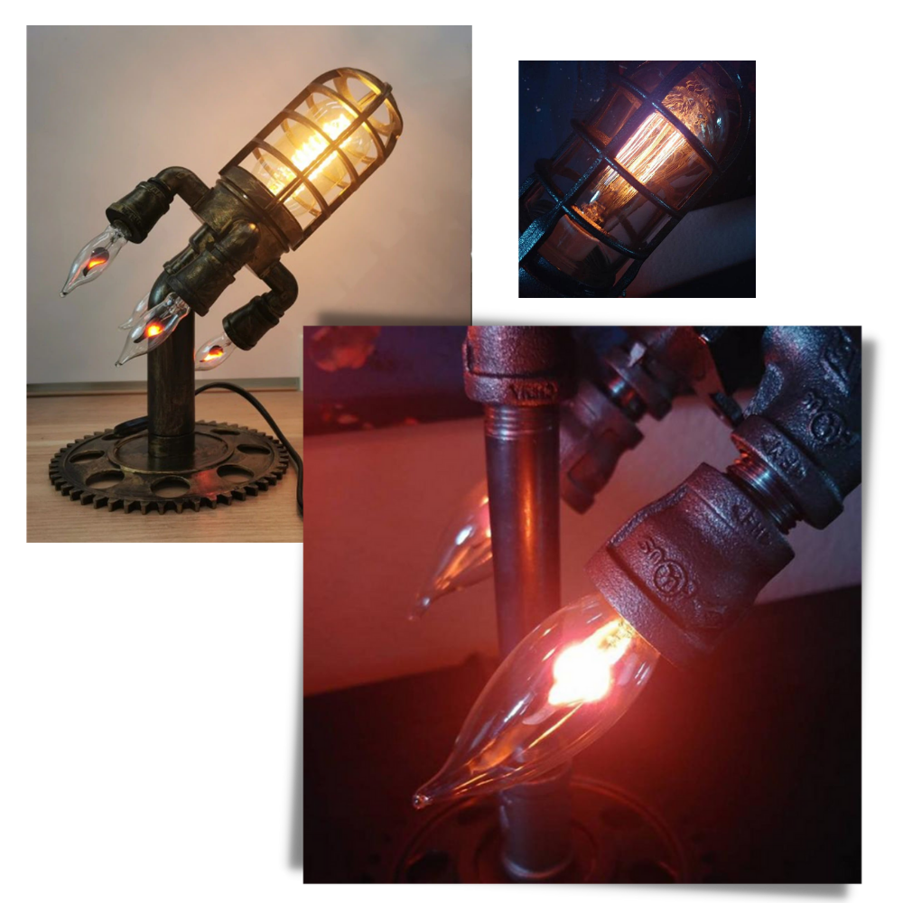 Raketenförmige LED-Lampe - Ozerty