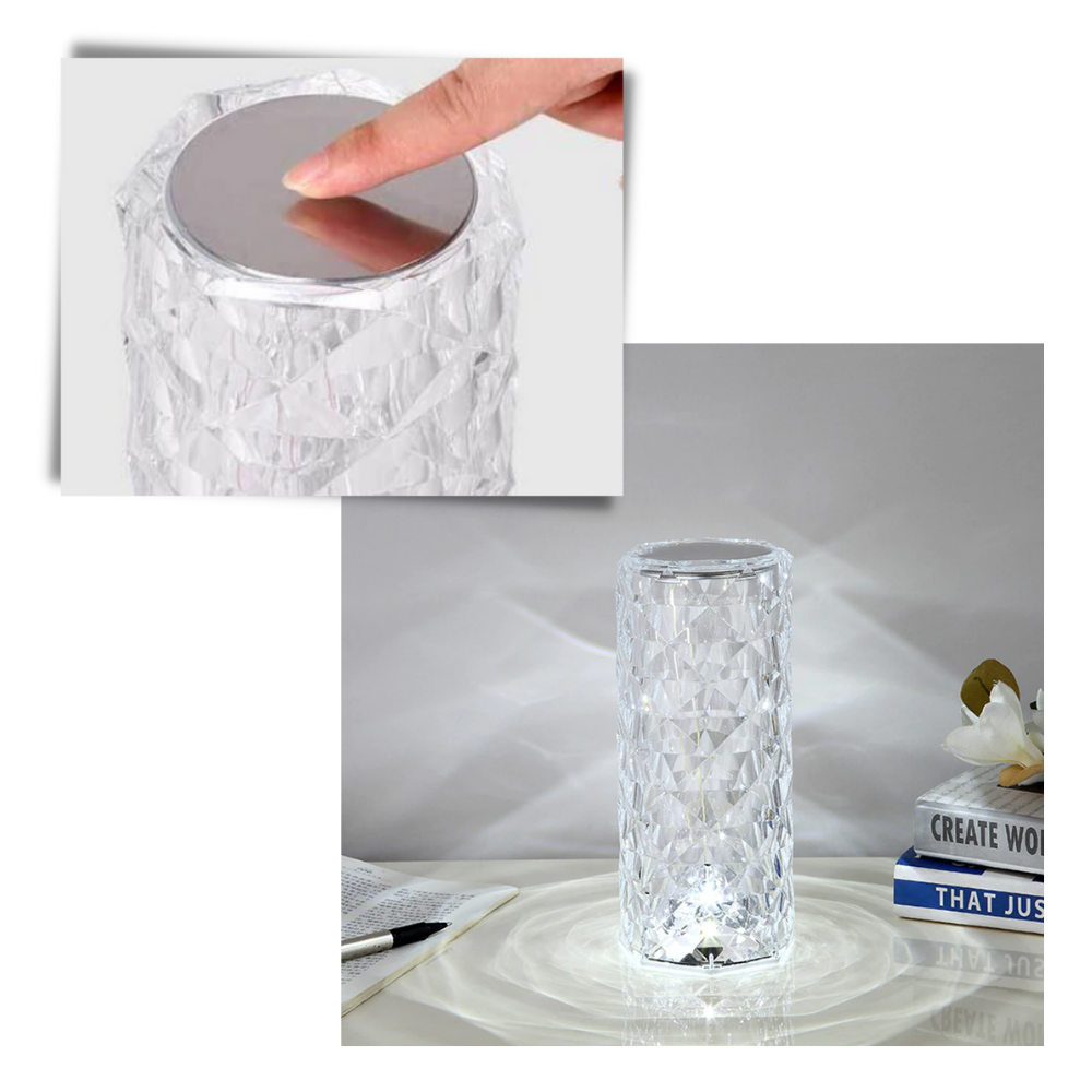 Luxuriöse Kristall-Tischlampe - Ozerty