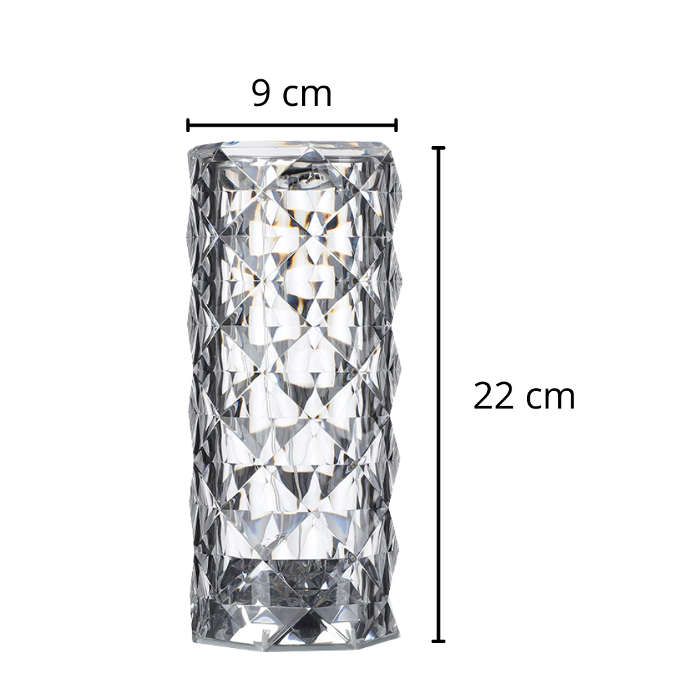 Luxuriöse Kristall-Tischlampe - Ozerty