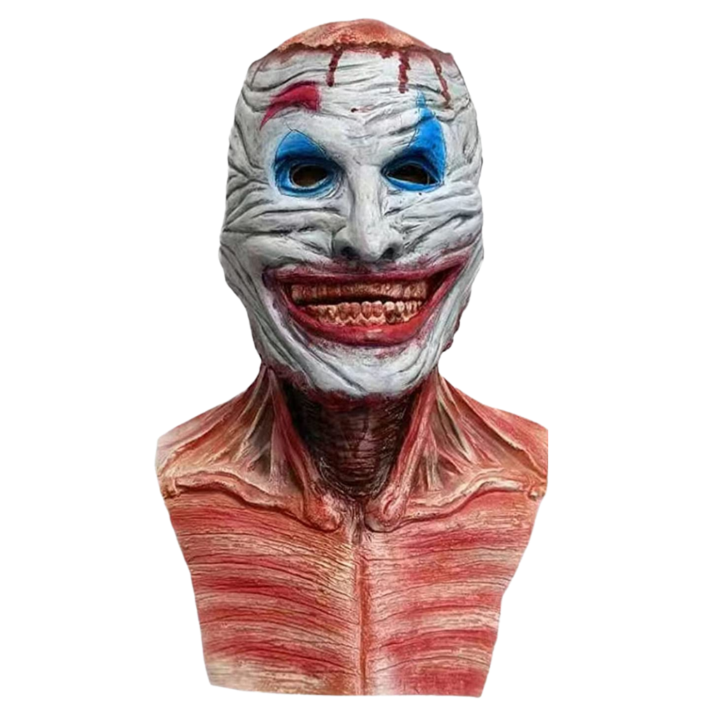 Realistische Halloween Horror Doppelmaske  - Ozerty