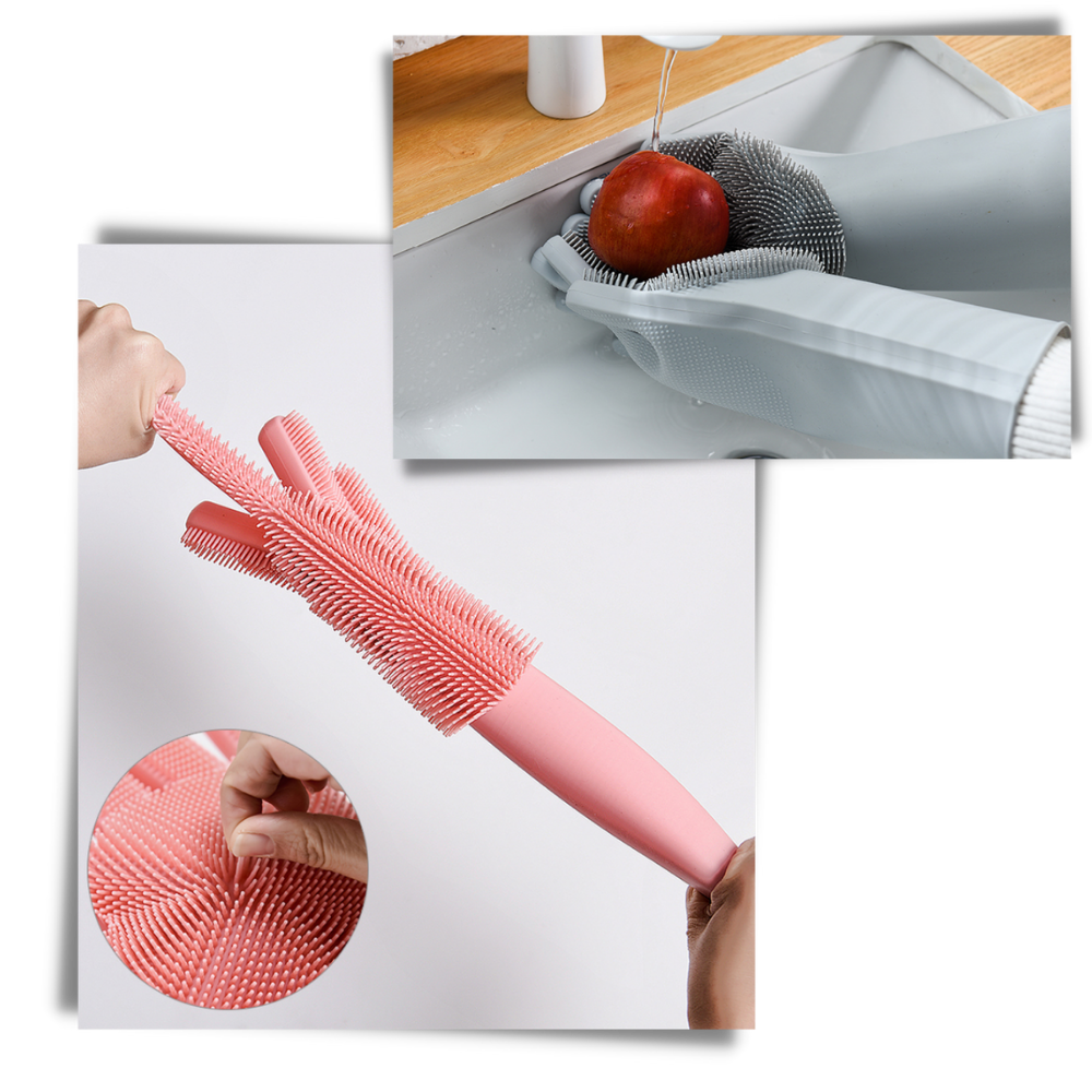 Mehrzweck-Silikon-Spülhandschuhe - Ozerty