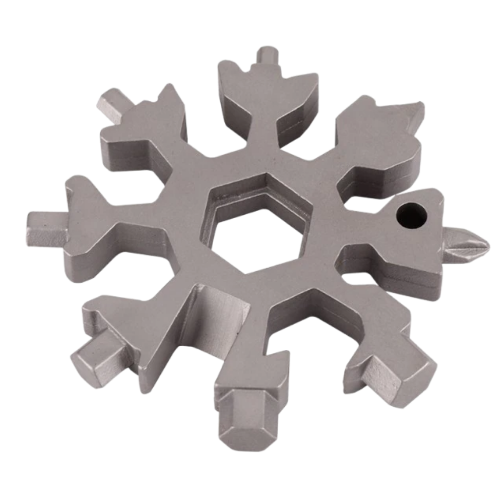 18 in 1 Stainless Steel Snowflake Multitool