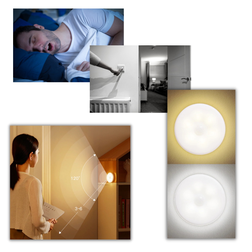 LED-Leuchte mit Bewegungssensor - Ozerty