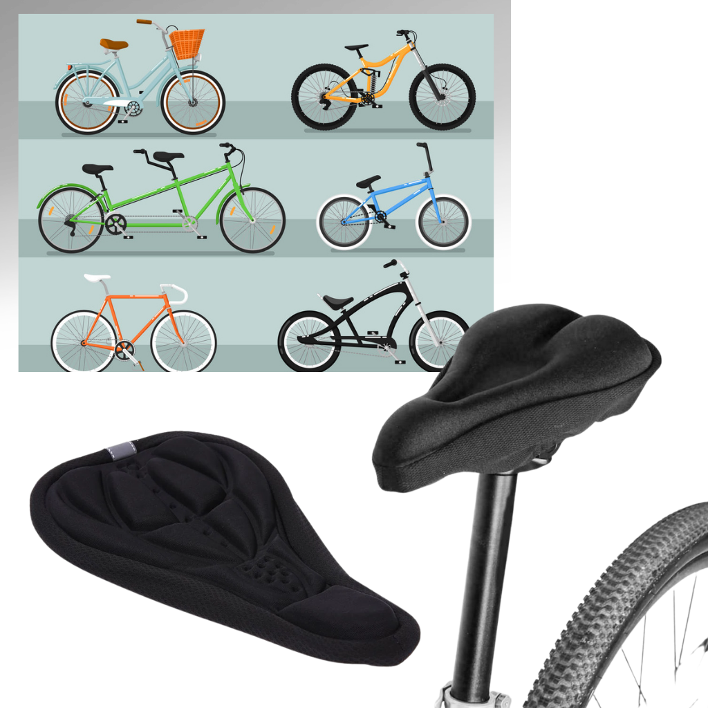 Silikon-Gel gepolstert Fahrrad Sitzkissen - Ozerty